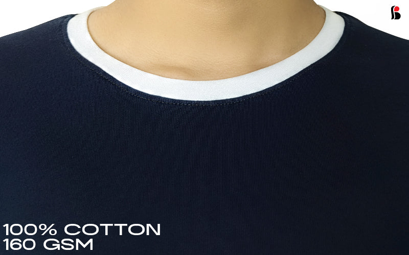 Buruj Men's (Contrast) T-Shirt (Navy) - Buruj