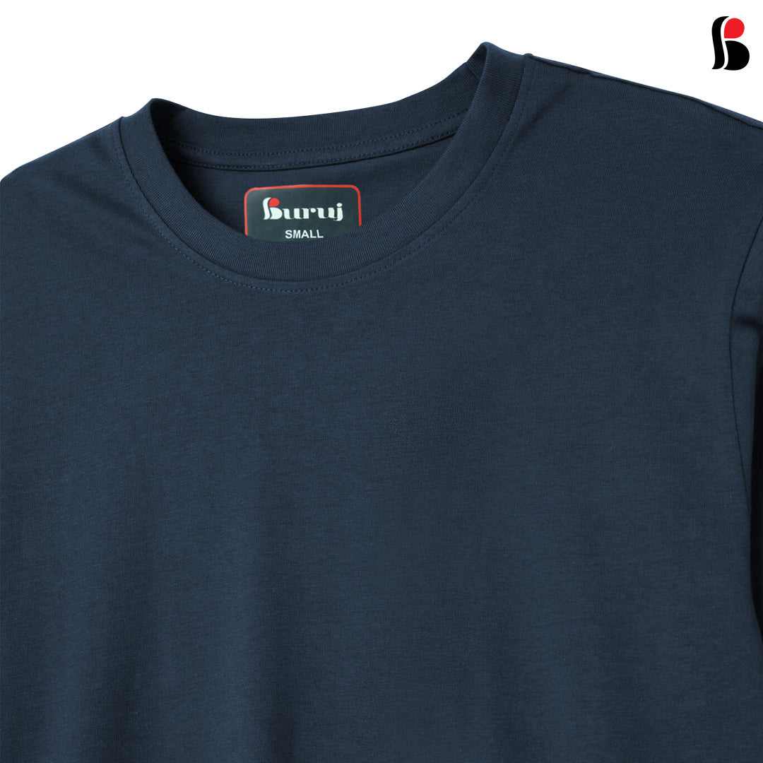 Men's LongSleeve T-Shirt (Light Navy) MLT-340