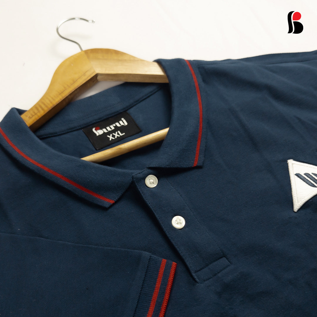 Men's Sporty Elegant PK Polo-Shirt (Dark Blue)