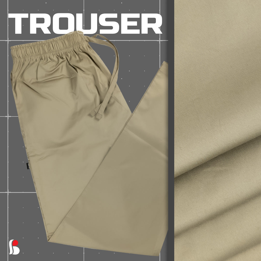 Men's Regular Fit Trousers (Beige) MT-1017