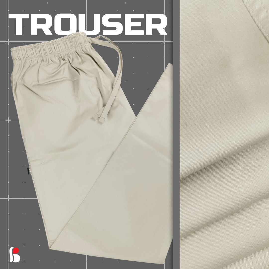 Men's Regular Fit Trousers (Off-White) MT-1020