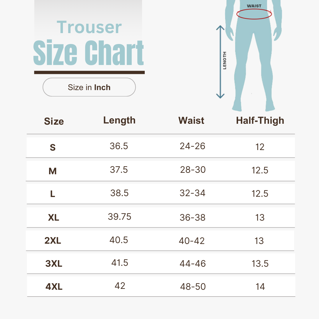 Men's Regular Fit Trousers MT-916