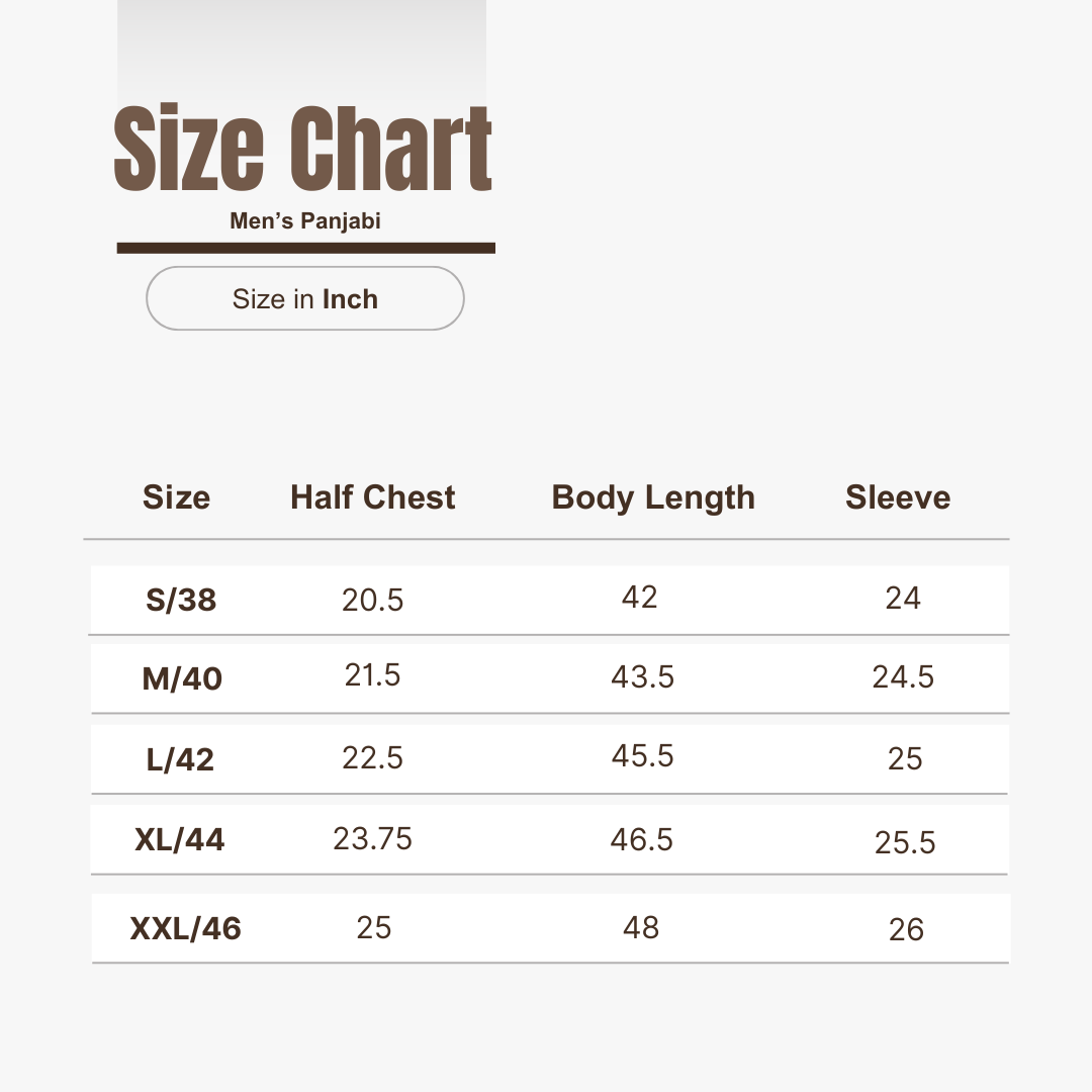 Men's Exclusive Panjabi (PJ-117)