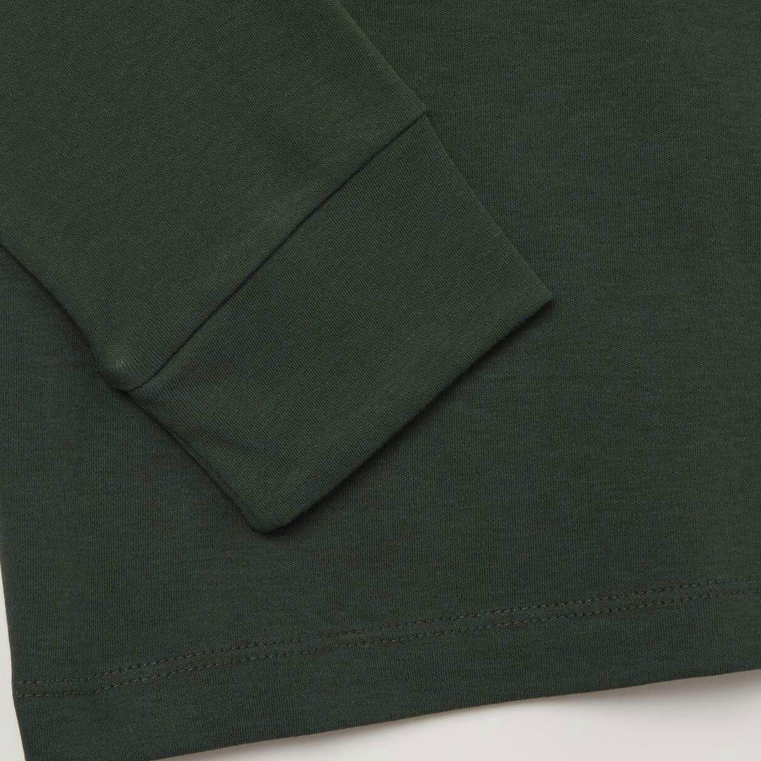 Men's LongSleeve T-Shirt (Olive) with cuff MLT-435