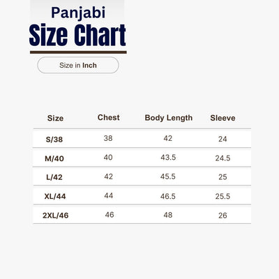 Men's Panjabi Hand Embroidery (MP-877)