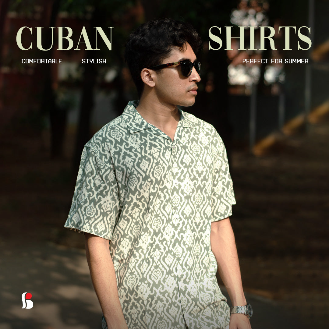 Men's Cuban Shirts CS-4454
