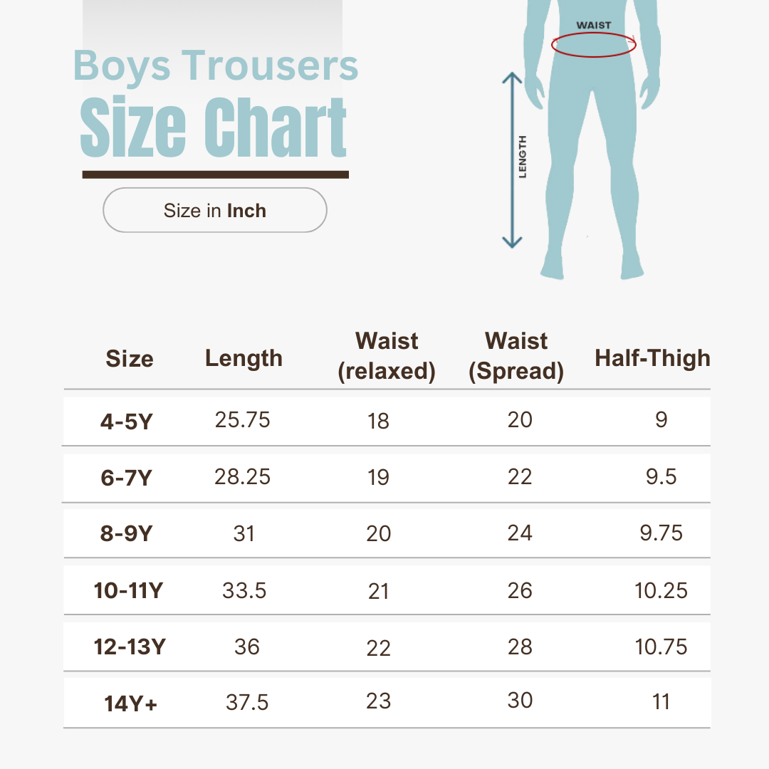 Boys Regular Fit Trousers BT-342