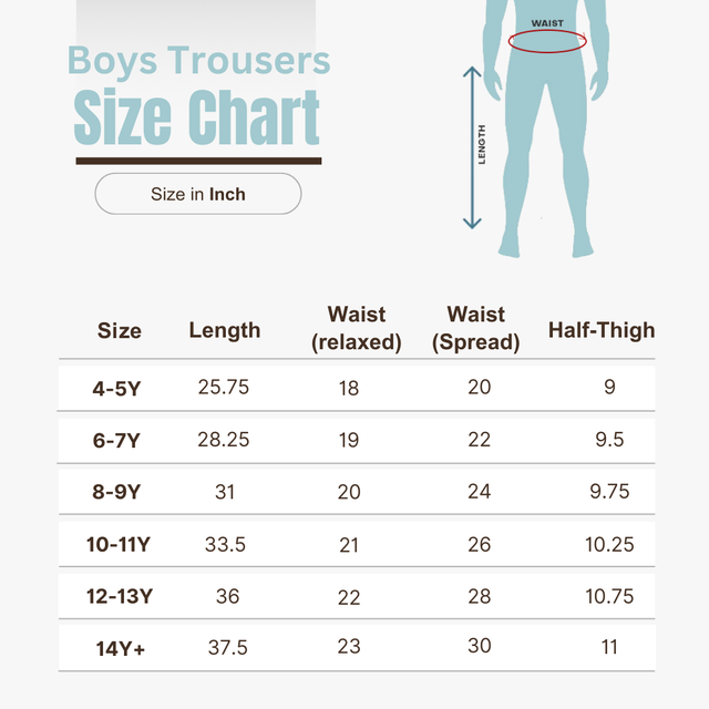 Boys Regular Fit Trousers BT-344