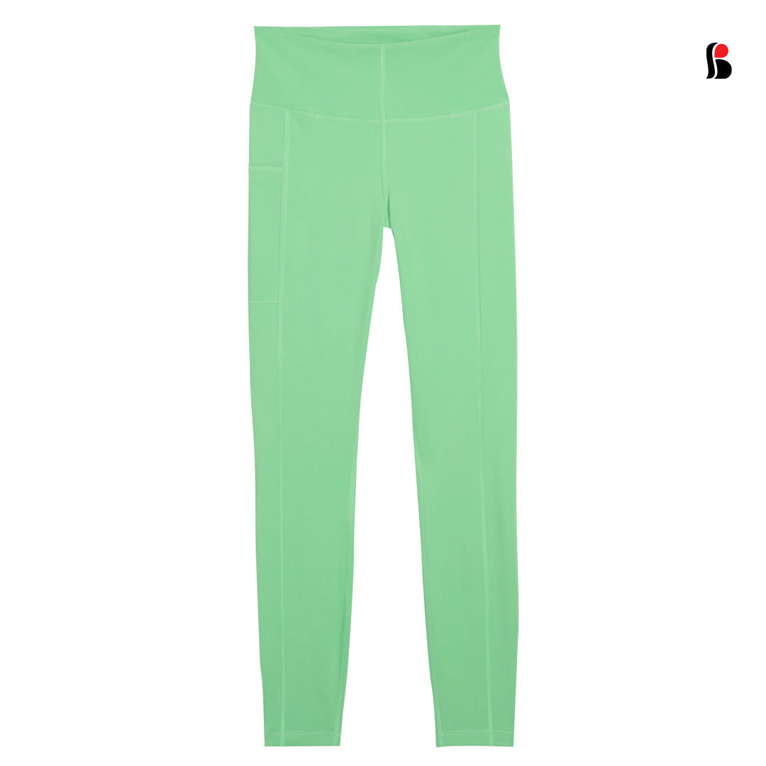 Ladies Yoga Leggings with pocket (Pastel Green)-L322