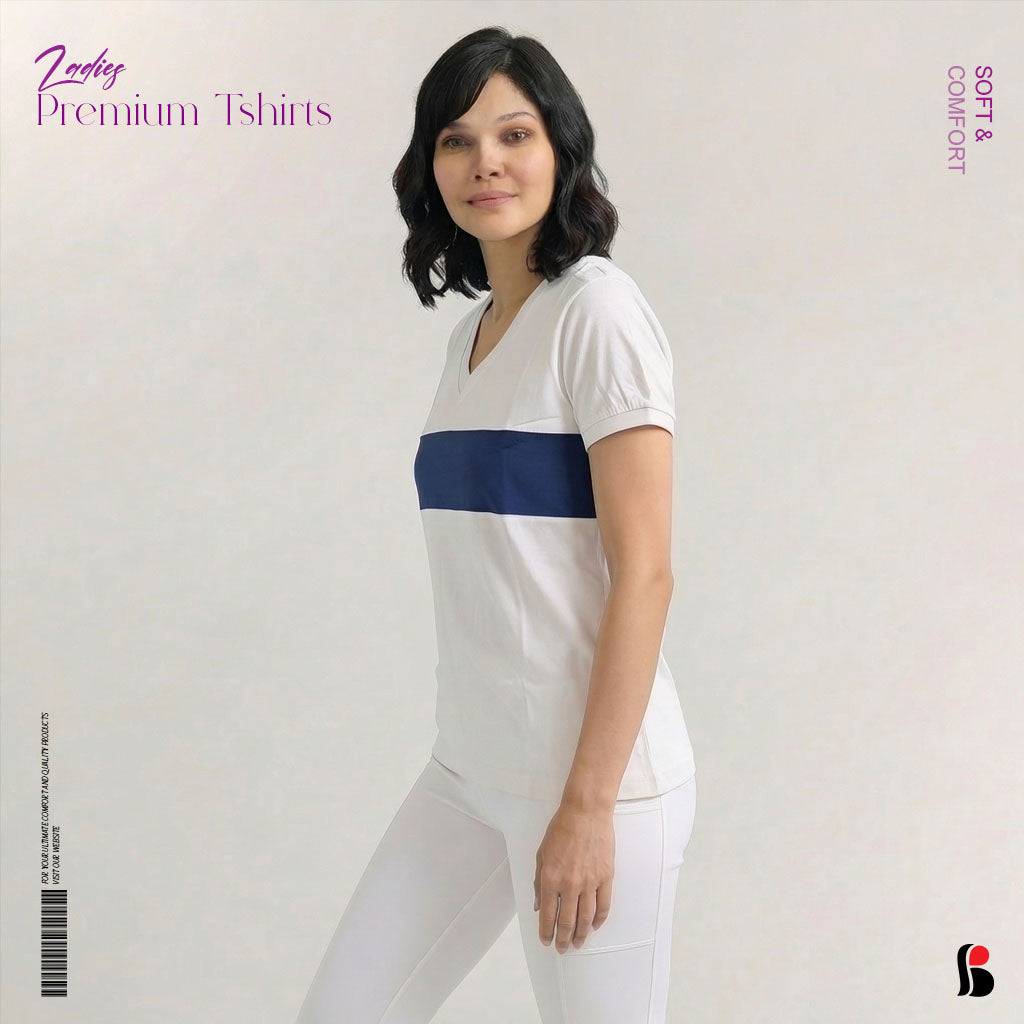 Ladies Premium Cotton T-shirt (LS-16001)