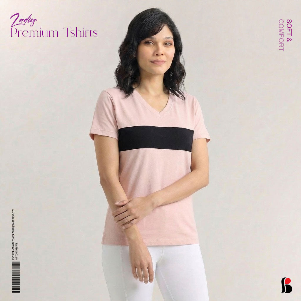 Ladies Premium Cotton T-shirt (LS-16004)