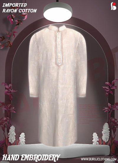 Men's Panjabi (Hand Embroidery) - Buruj