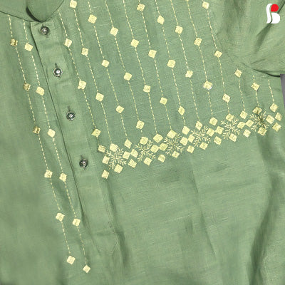 Men's Panjabi (Hand Embroidery) - Buruj