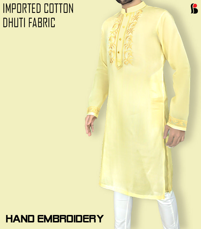 Men's Exclusive Panjabi (Hand Embroidery) - Buruj