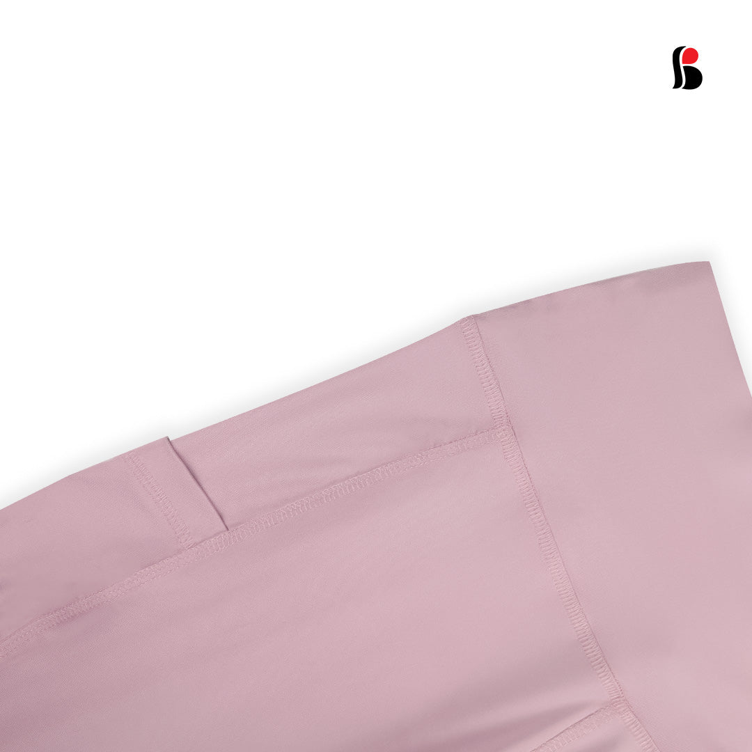 Ladies Yoga Leggings with pocket (Pink)-L323