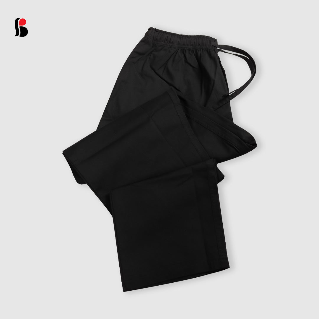 Men's Regular Fit Trousers (Black) MT-1015