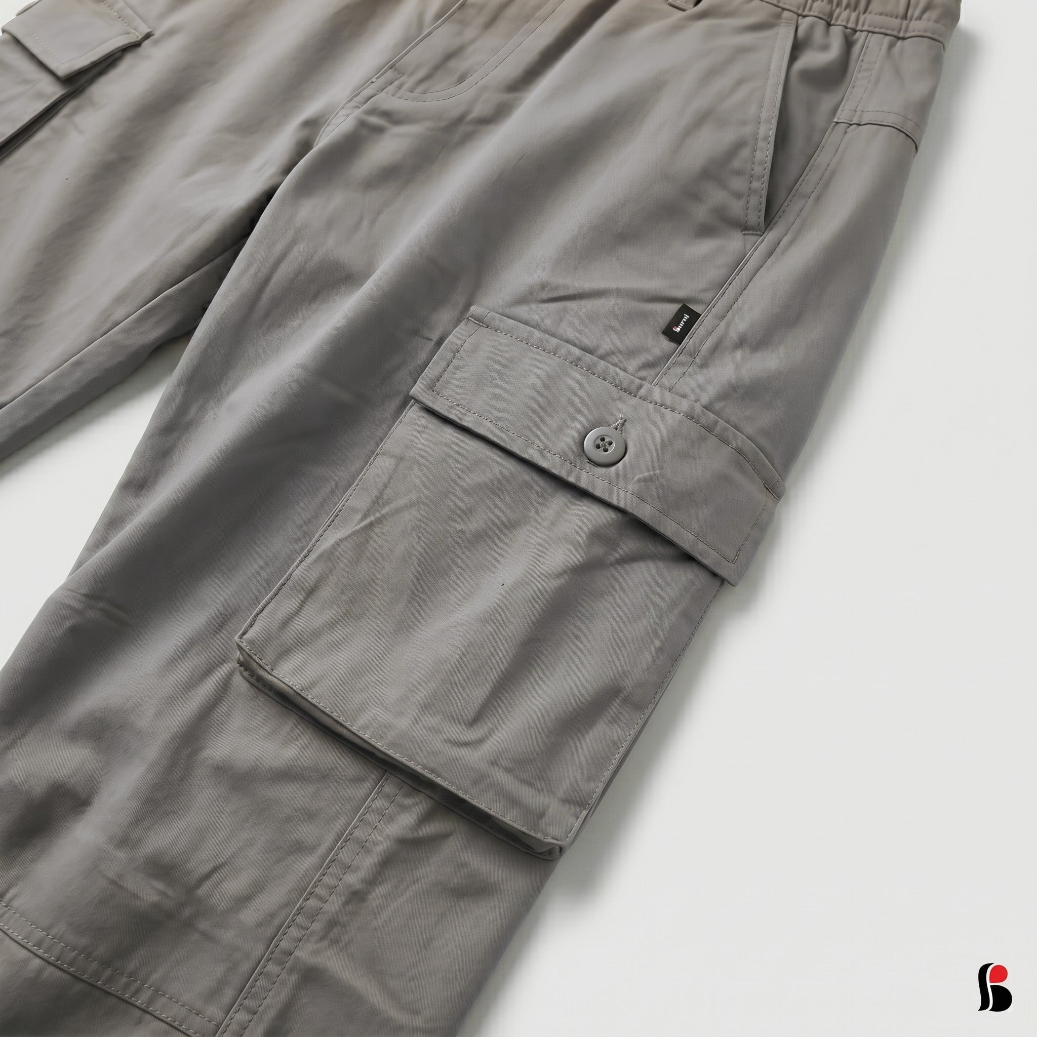 Cargo Trousers [6 pockets] - Ash MCT-258