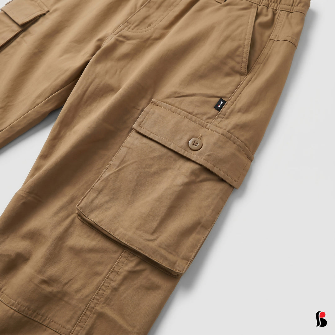 Cargo Trousers [6 pockets] - Camel MCT-255