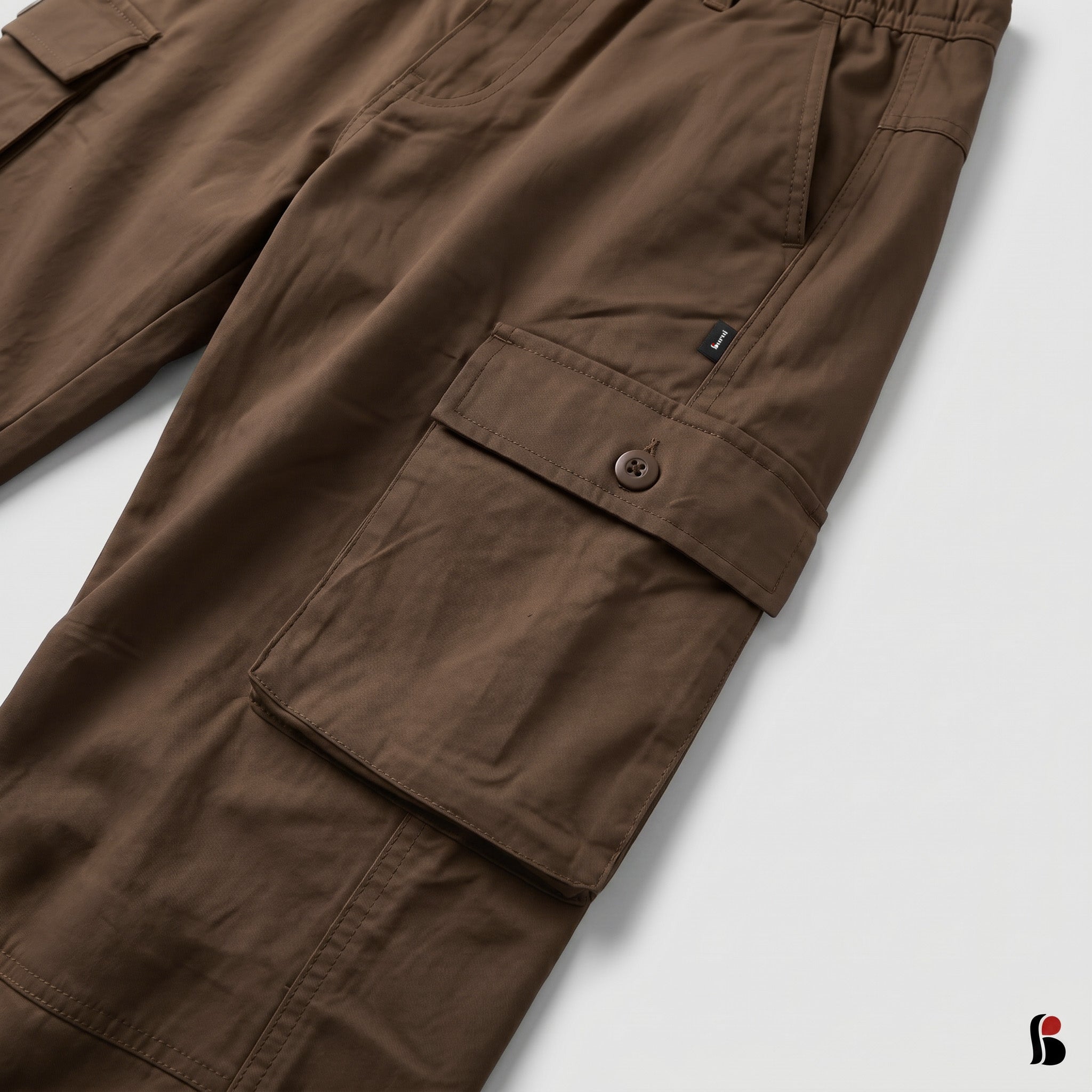 Cargo Trousers [6 pockets] - Coffee MCT-254