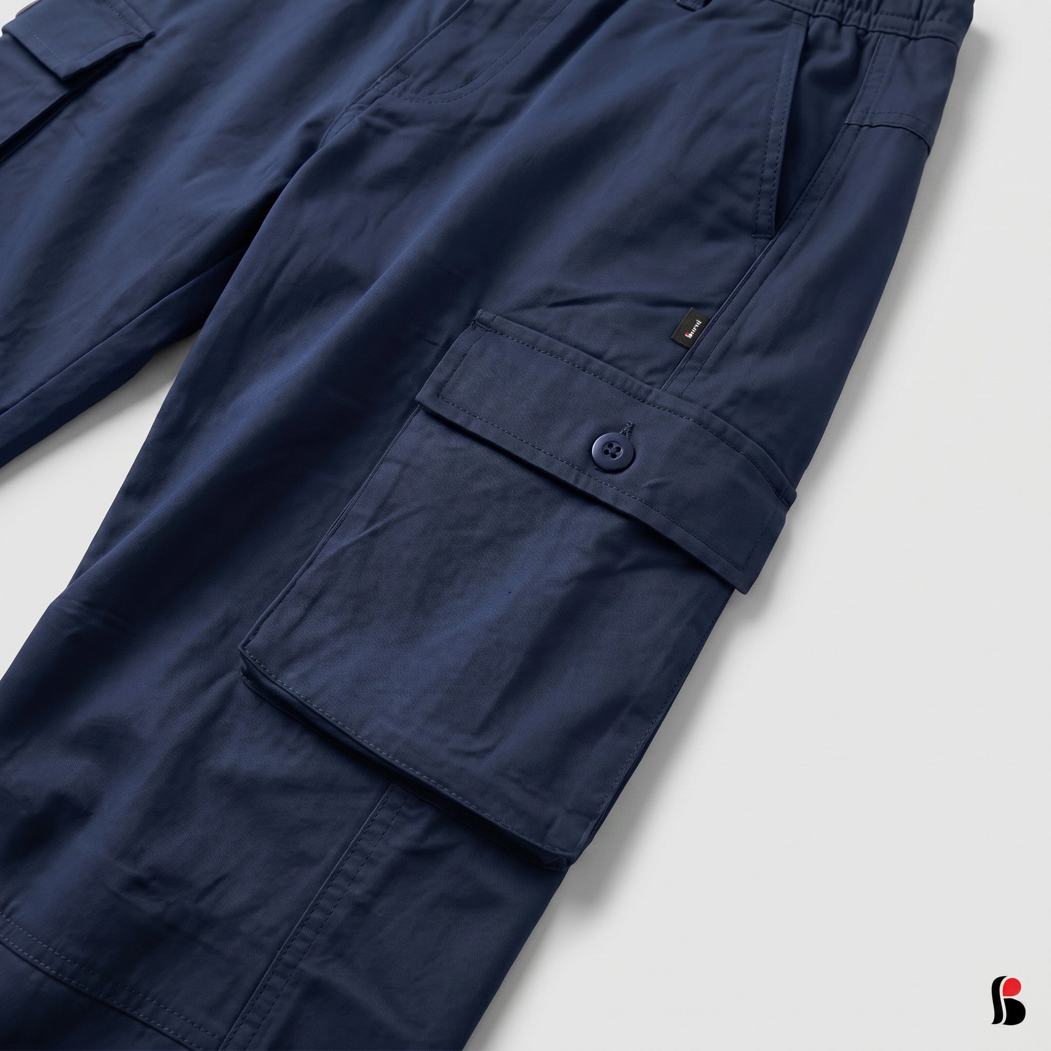 Cargo Trousers [6 pockets] - Navy MCT-253