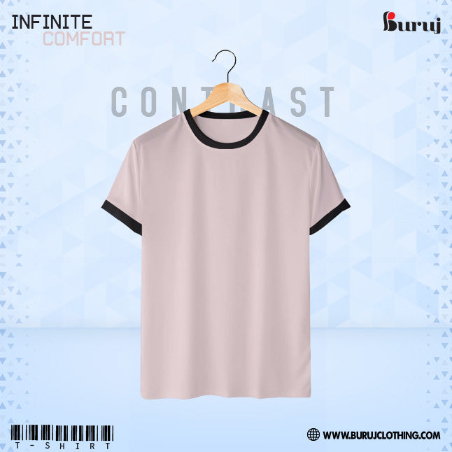 Buruj Men's (Contrast) T-Shirt (Pink)