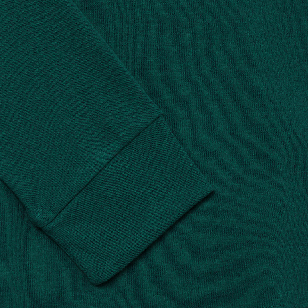 Men's LongSleeve T-Shirt (Green) with cuff MLT-436