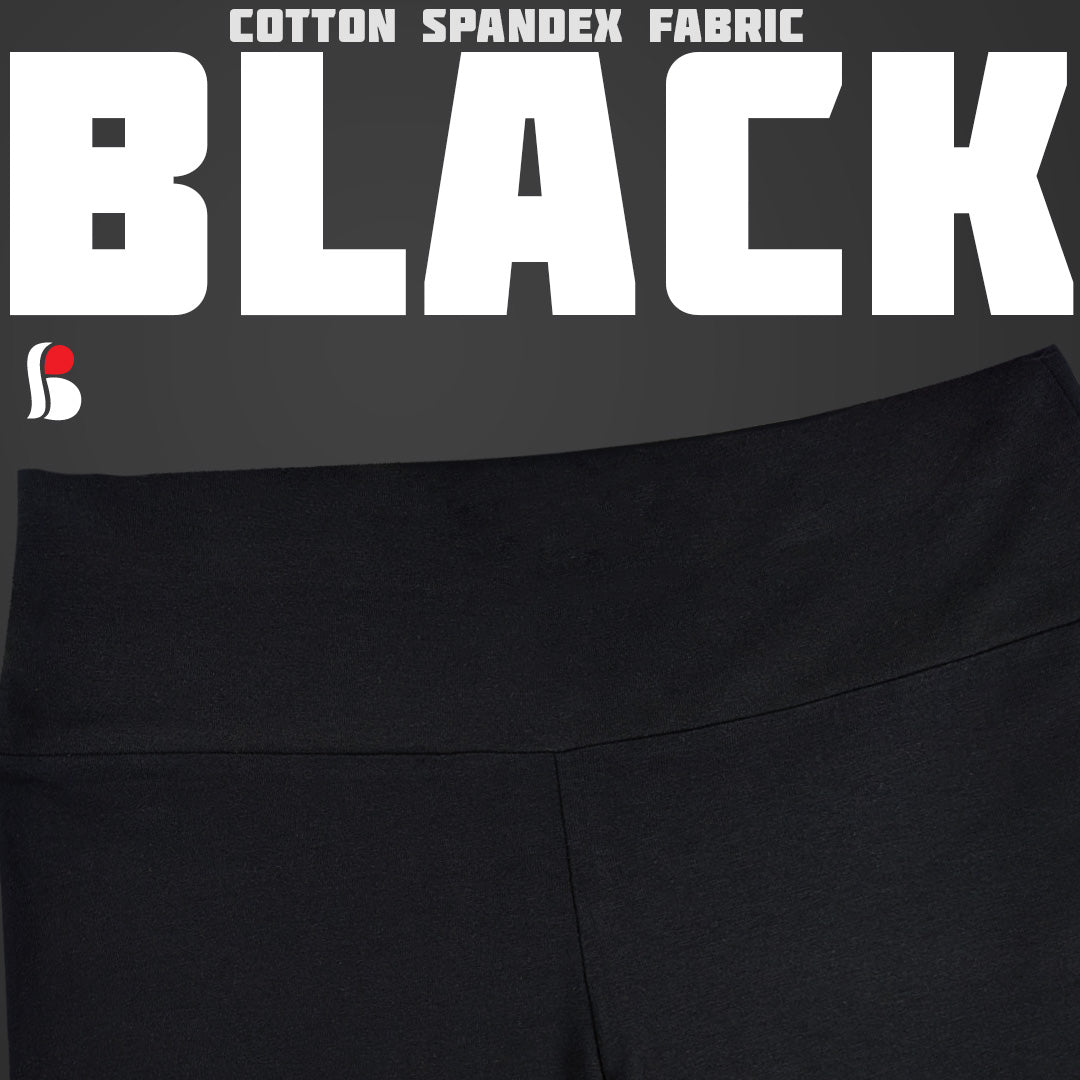 Ladies High Quality Leggings (Black) - Buruj