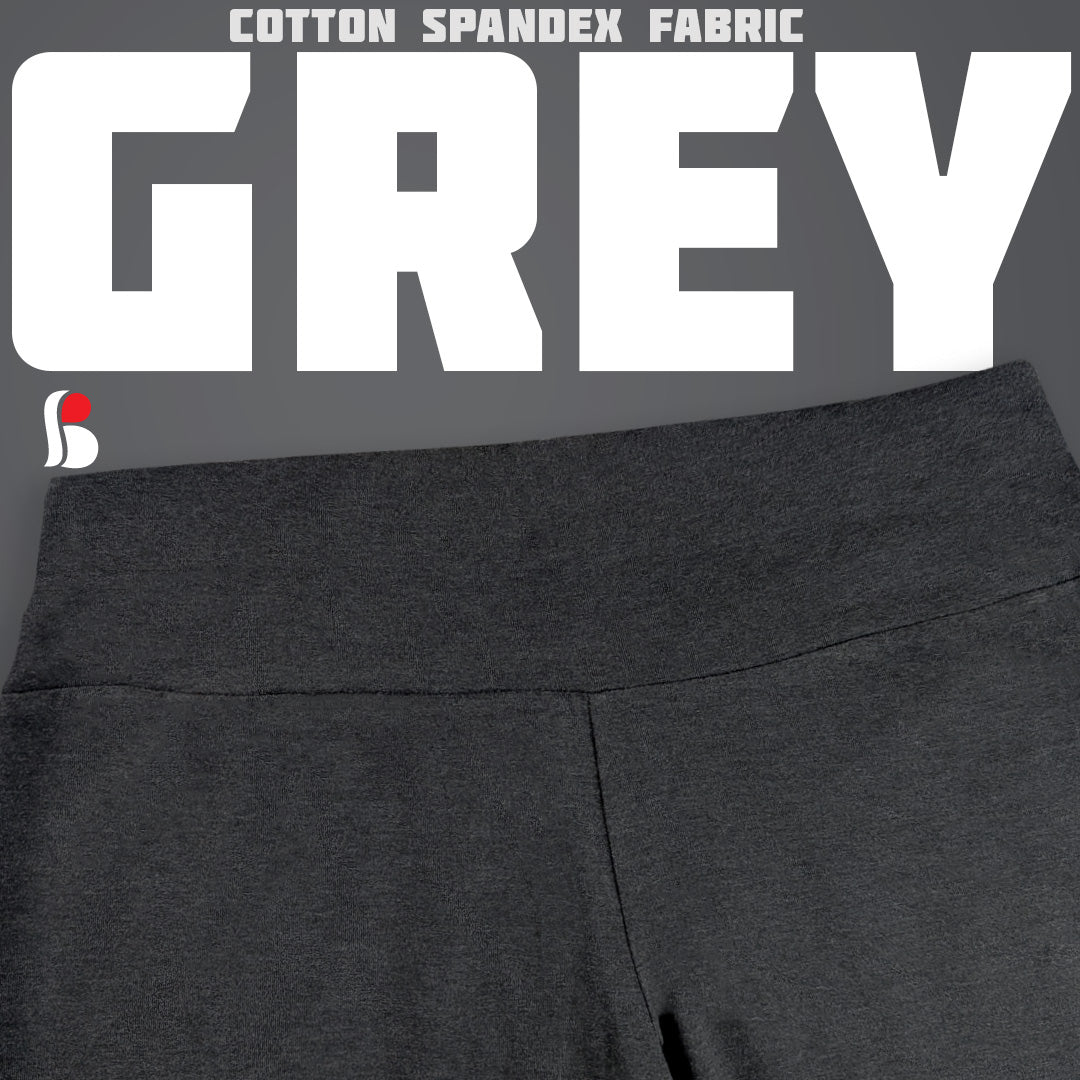 Ladies High Quality Leggings (Grey) - Buruj