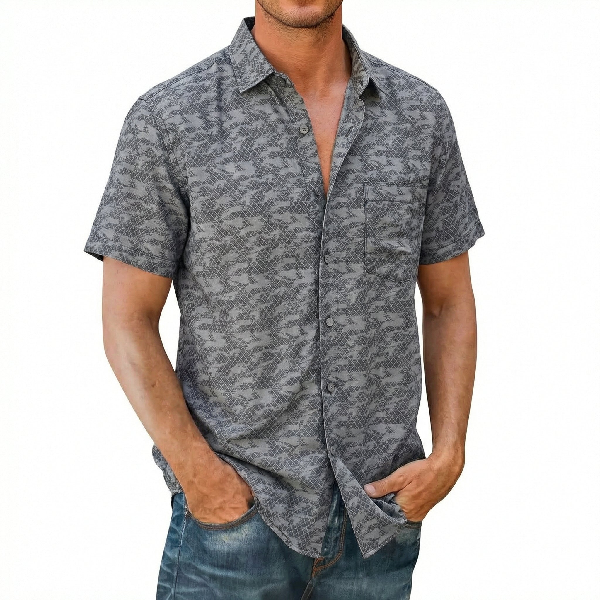 Men's Short Sleeve Shirts HS-4464