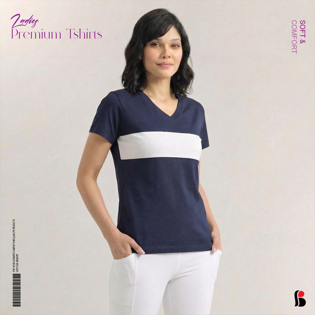 Ladies Premium Cotton T-shirt (LS-16005)