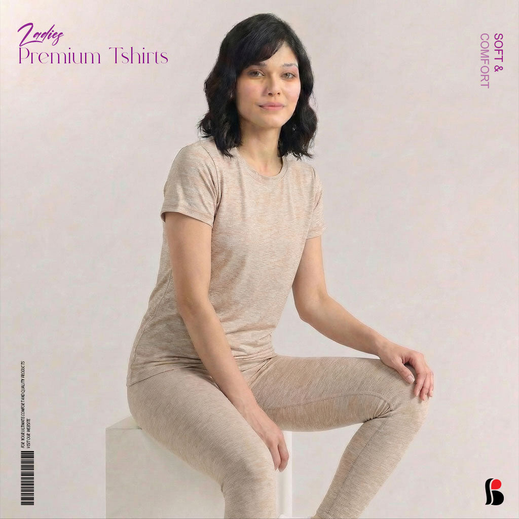 Ladies Premium Spandex T-shirt (LS-15004)