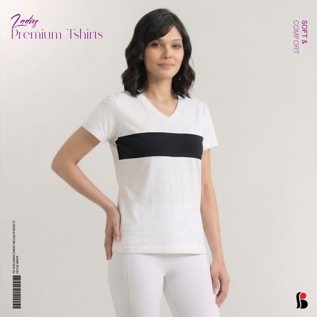 Ladies Premium Cotton T-shirt (LS-16003)