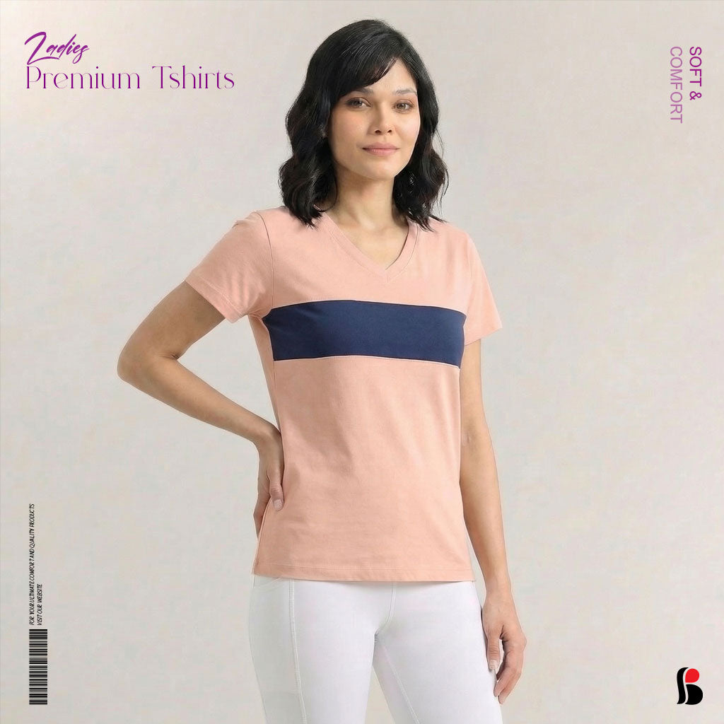 Ladies Premium Cotton T-shirt (LS-16002)