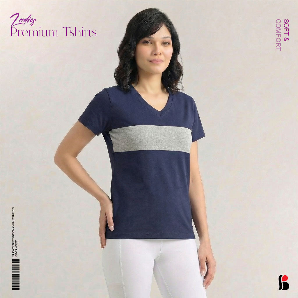 Ladies Premium Cotton T-shirt (LS-16006)