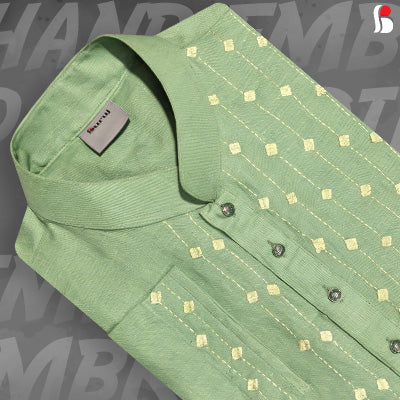 Men's Panjabi (Hand Embroidery) - Buruj
