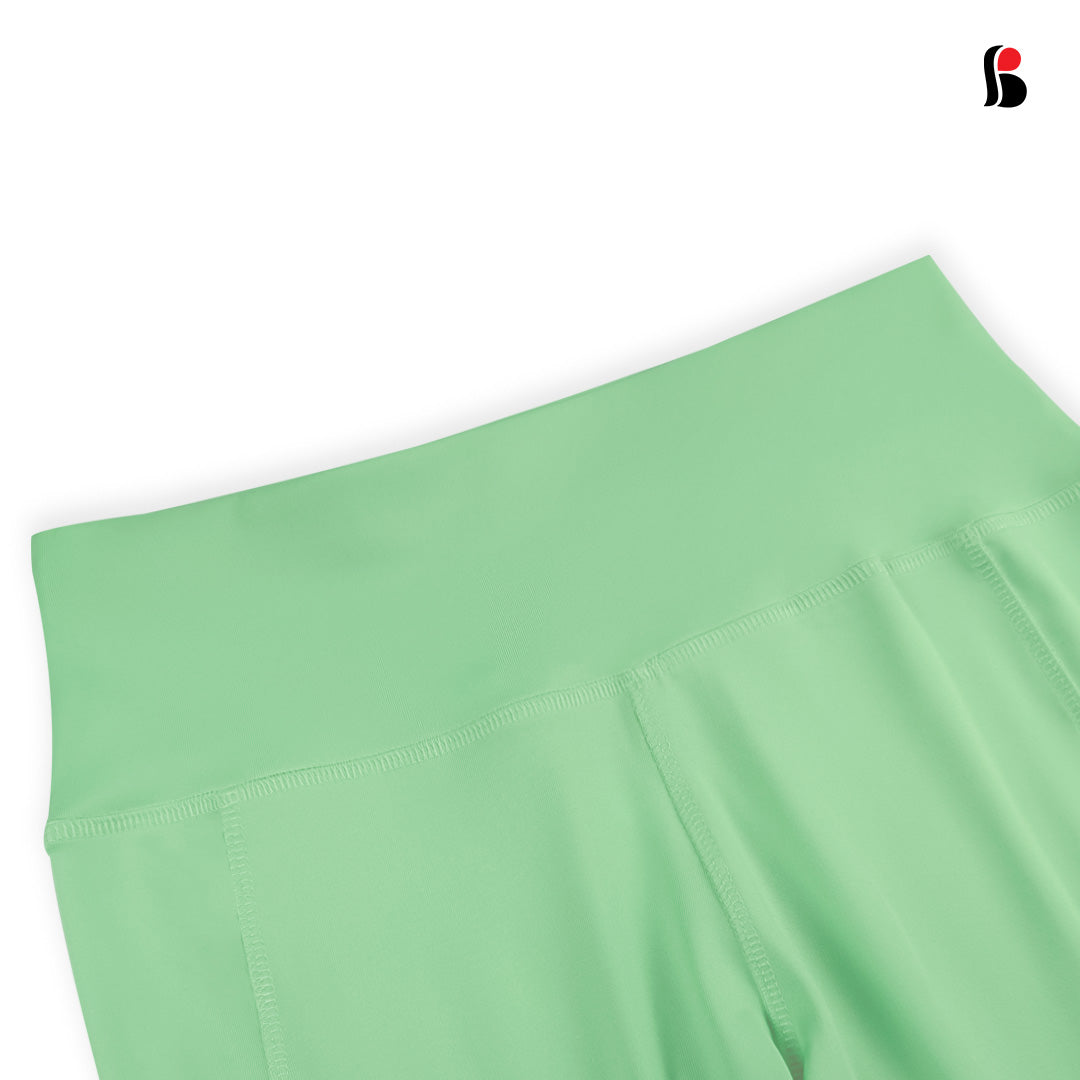 Ladies Yoga Leggings with pocket (Pastel Green)-L322