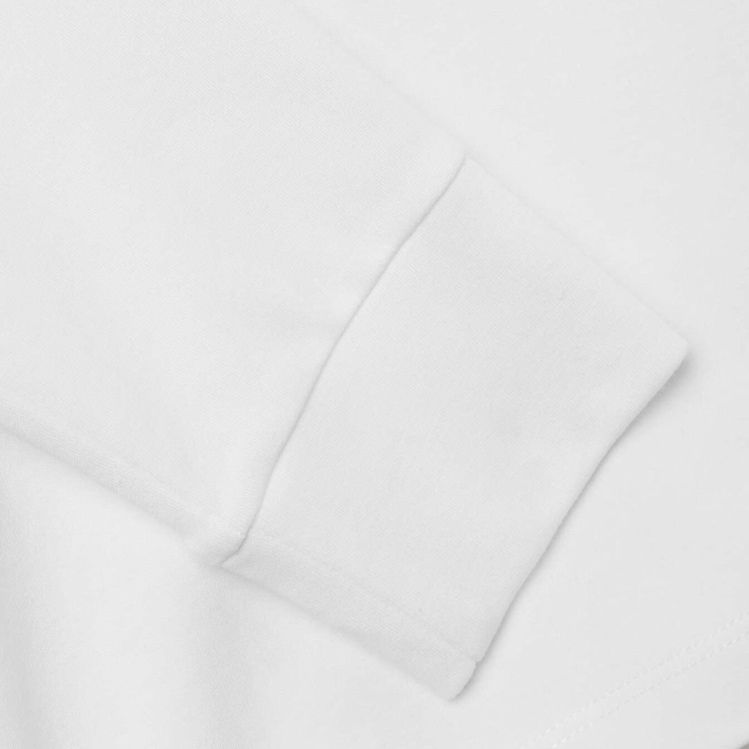 Men's LongSleeve T-Shirt (White) with cuff MLT-433